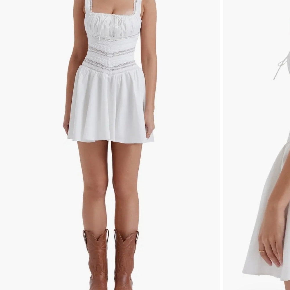 House of CB White Mini Dress - Tiffani NWT